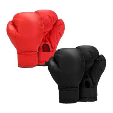 Imagem de YIJU 2 par luvas de boxe saco de boxe luvas kickboxing punch mitts couro do plutônio sparring luvas para karate luta mma muay thai, Adultos