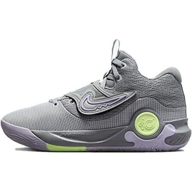 Imagem de Nike Tênis de basquete masculino KD Trey 5 X EP, Partícula cinza/cinza futebol/lilás/violeta geada/mal volt, 9