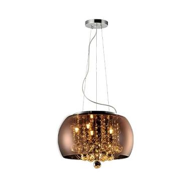 Imagem de LUSTRE-WESSEX-VIDRO-CRE-400-5XG9-CAN-CROMO