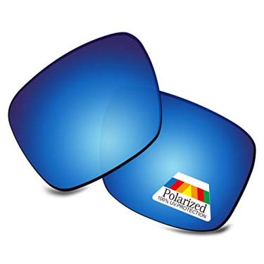 Imagem de Bwake Lentes de reposição para óculos de sol Oakley Turbine OO9263 - Azul gelo polarizado