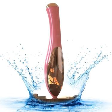 Imagem de Bella Ciao Massageador sônico de rosto e olhos para mulheres, massageador facial sem fio com função de resfriamento e vibração para olheiras e bolsas sob os olhos, aplicador de soro e creme para os