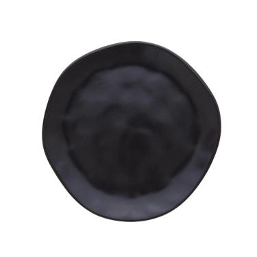 Imagem de Prato de lanche em cerâmica Copa&Cia Organic 20cm preto