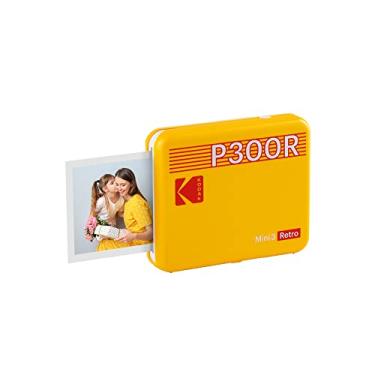 Imagem de Kodak Mini 3 — Impressora de fotos portátil retrô de 7,6 x 7,6 cm, compatível com dispositivos iOS, Android e Bluetooth, foto real, tecnologia 4Pass e processo de laminação, impressão