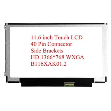 Imagem de Rinbers Painel de toque integrado de substituição LCD LED Screen Display HD 1366x768 29.5 cm inferior direito eDP conector de 40 pinos B116XTK01.0 B116XAK01.1 (não para B116XAK01.2)