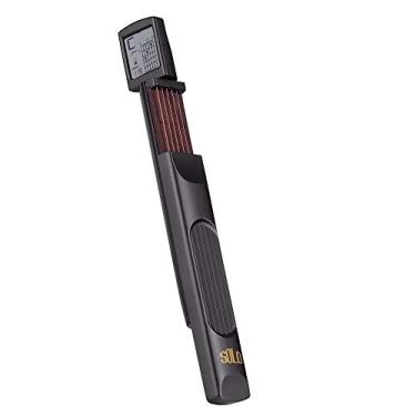 Imagem de Moreup Treinador de acordes de guitarra digital, ferramenta portátil de 6 trastes para prática de violão com tela giratória mostrando metrônomo da tabela de acordes (modelo B)