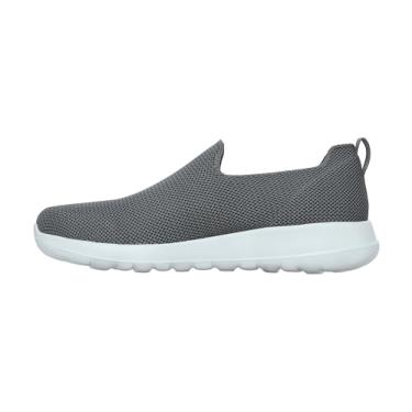 Imagem de Skechers womens Go Walk Max-athletic Air Mesh Slip on Walking Shoe Sneaker, Charcoal/Charcoal/Charcoal, 9.5 US