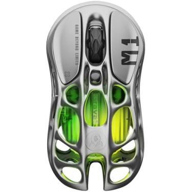 Imagem de Mouse para jogos sem fio GravaStar Mercury M1 Pro – Sensor PAW3395DM de 26.000 DPI • Liga de magnésio leve • Modo triplo (com fio/2,4 GHz/Bluetooth) • Taxa de pesquisa de 4K • Bateria de até 200 horas