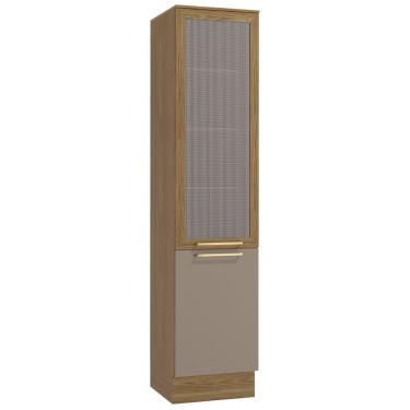 Imagem de Paneleiro Kappesberg Botanic 50cm com Tela 2 Portas M626 - Nogueira/Fendi