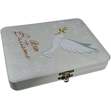 Imagem de Álbum Maleta Batizado Batizado Divino Para 100 Fotos 15x21