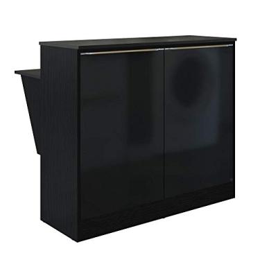 Imagem de Bancada/mesa de Cozinha Multimóveis Mariah 2 Portas Fg5484 Preta