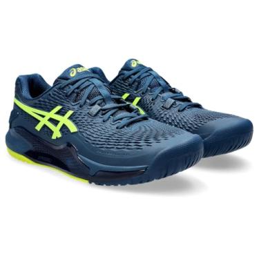Imagem de ASICS Gel-Resolution 9, tênis masculino, Azul, amarelo, 44