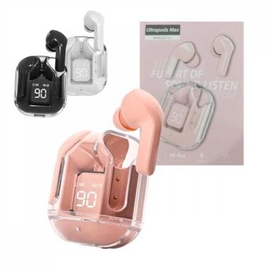 Imagem de Fone De Ouvido Bluetooth Com Case Carregamento Transparente - AIR30 UL