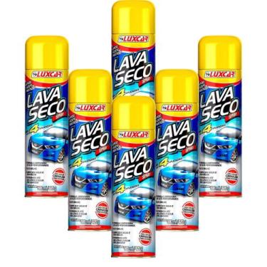 Imagem de Kit 6 Carnaúba 500ml Lava A Seco Lavagem Carro Limpo Atacado - Luxcar