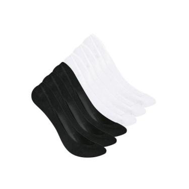 Imagem de Kit 6 Pares de Sapatilhas Selene 7340-003 Colorido - Genérico, Preto