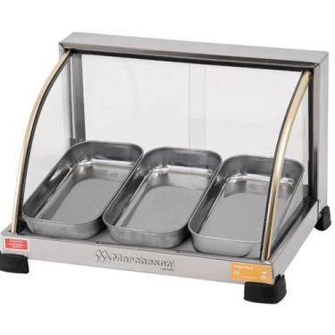 Imagem de Estufa aquecedora de salgados 3 bandejas 220v - Marchesoni