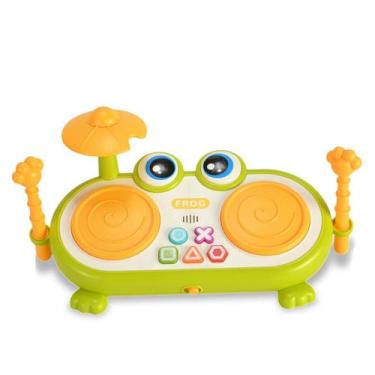 Imagem de Bateria Sapo Musical Brinquedo Educativo Com Luzes E Sons - Cardoso, V