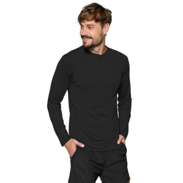 Imagem de Camiseta Masculina UV Manga Longa Proteção Solar UV50+ Esportes - Slim