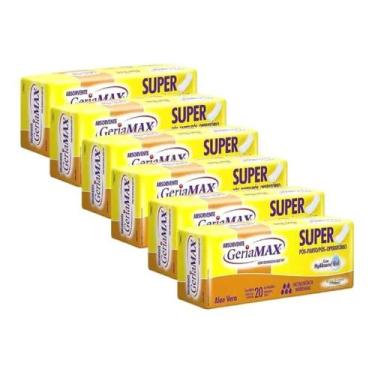Imagem de Kit 120 Absorventes Geriátrico Pós Parto Operatório Geriamax (6 pacote