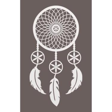 Imagem de Quadro Decorativo Mdf Branco Filtro Dos Sonhos 40X20Cm - Doce Arte Em 