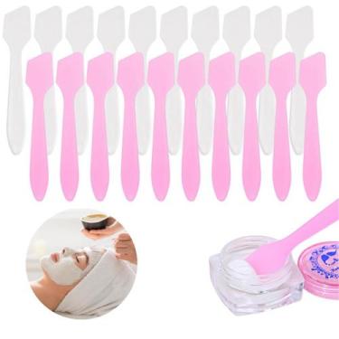 Imagem de 100Un Mini Espátula Aplicador Descartável Creme Maquiagem Skin Care Qu