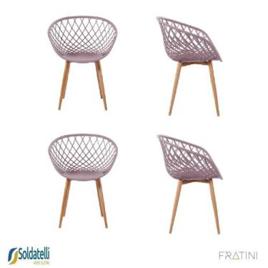 Imagem de Kit 4 Cadeiras Mônaco PP Várias Cores - Fratini, Camurça