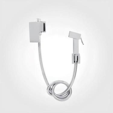 Imagem de Ducha higiênica cromada com derivação Flaunt Perflex