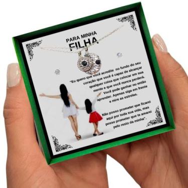 Imagem de Colar Borboleta Presente Aniversário de Pai Viking Para Filha Prata Es