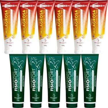 Imagem de Revenda Atacado 6 Pomada Massageadora Milagrosa 150g + 5 Pomada Massag