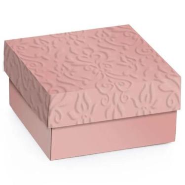 Imagem de CAIXA de presente rose gold 12X12X4 - CROMUS