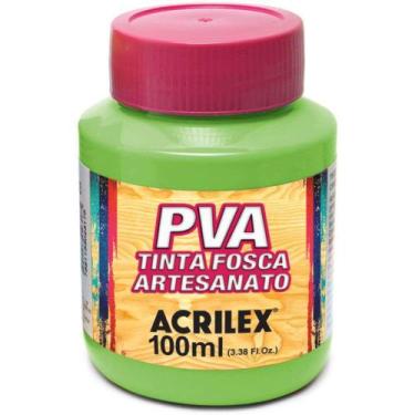 Imagem de Tinta PVA 03210 100ml Verde Folha 510 Acrilex