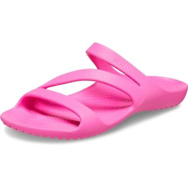 Imagem de Crocs Sandália feminina Kadee II com tiras, Rosa elétrico, 33