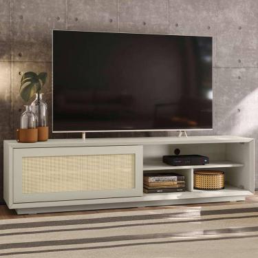 Imagem de Rack Corumbá com Tela Off White 160 cm