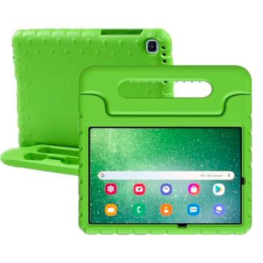 Imagem de Merocab Capa infantil para Samsung Galaxy Tab S6 Lite 10,4 polegadas 2022/2020 com compartimento para caneta S (SM-P610/P613/P615/P619), capa infantil leve à prova de choque com alça para Galaxy Tab
