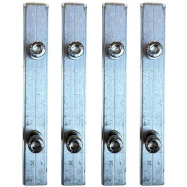 Imagem de Junção Emenda P/ Perfil Estrutura De Painel Solar - 4 Peças - GB ELETR