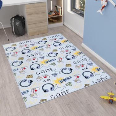 Imagem de Tapete Infantil 1,40m x 1,00m Antiderrapante - Game - Bia Enxovais