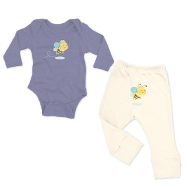 Imagem de Conjunto Manga Longa Abelhinha Aventureira - Bebê Dorminhoco, 0 a 3 Me
