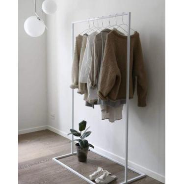 Imagem de Arara GRANDE 170x100x60 Branco  - CAB170100BCO - MADELAB MÓVEIS