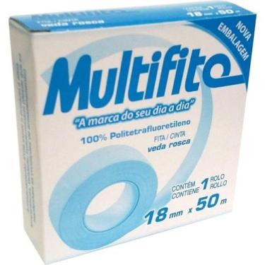 Imagem de Fita Veda Rosca 18x50mm Para Canos e Conexões Rosqueável - Elite Gás