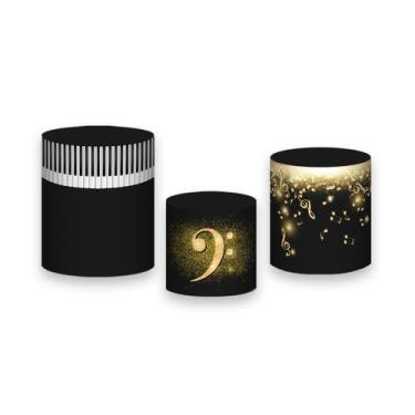 Imagem de Trio De Capa Cilindro - Clave de Sol Musica 048 - Via Cores