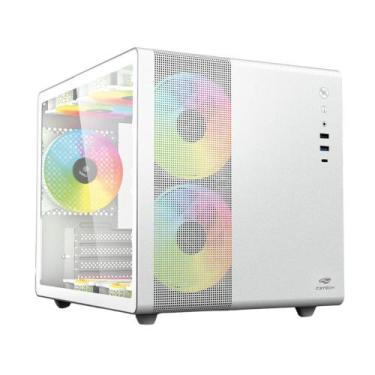 Imagem de Gabinete Aquarius MT-G710WH Sem Fonte C3 Tech Gaming - 301030570400