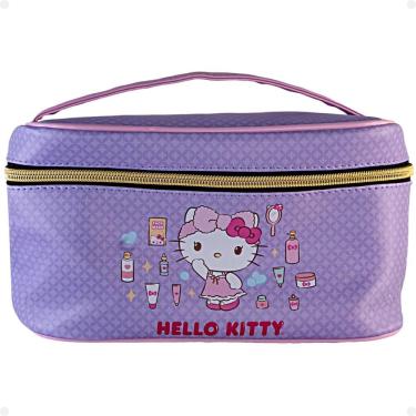 Imagem de Necessaire Organizadora Hello Kitty by Klass Vough Lilás Kchk-05l