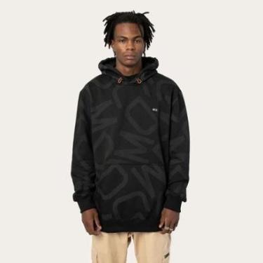 Imagem de Moletom Especial Logomania Mcd Preto G-Masculino