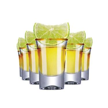 Imagem de Kit 6 Copos Vidro Para Tequila Dose Aperitivo Olé 60ml - Nadir