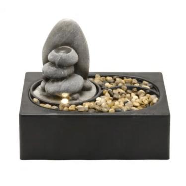 Imagem de Fonte de Água Decorativa 22cm 110V Retangular