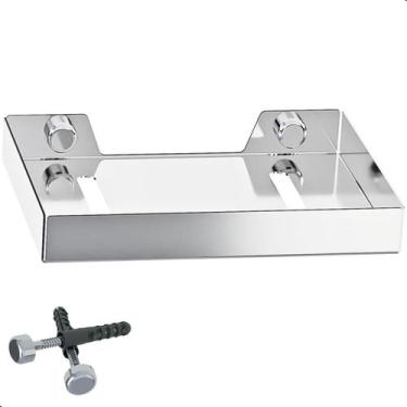 Imagem de Suporte Porta Sabonete Para Banheiro de Parede Cromado Plus - MetalCro