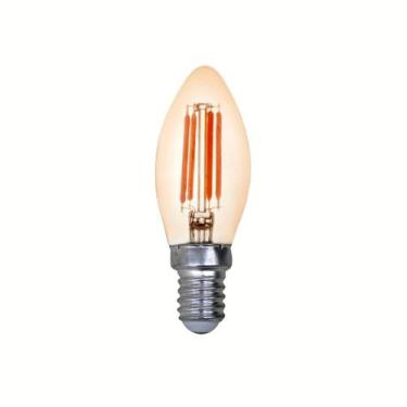 Imagem de Lâmpada Led Vela Âmbar Luz Amarela E14 Vintage Bivolt - Nordecor