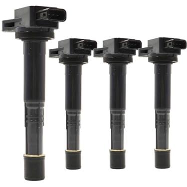 Imagem de OYEAUTO Pacote de Bobina de Ignição Uf311 30520-Pna-007 Conjunto de 4 Peças Compatível com Honda Accord 2003-2017, Civic 2002-2011 2016-2024, Cr-V 2002-2019, Element 2003-2011, S20