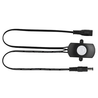 Imagem de Movimento Infravermelho Pir para Luzes Led St 5a Dc 6-24v Interruptor Automático Com Tecnologia de Detecção Infravermelha Humana e (Preto)