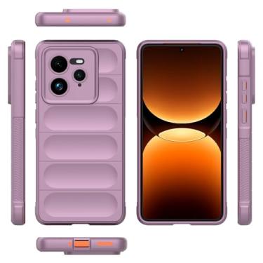 Imagem de Elubugod Capa compatível com Realme GT7 Pro, capa para celular TPU macia compatível com Realme GT 7 Pro 5G RMX5010 RMX5011 capa roxa