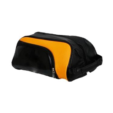 Imagem de YIJU Saco de armazenamento de sapato de golfe organizador de sapato versátil à prova de poeira com ventilação saco de treinador tênis para correr bola, Amarelo